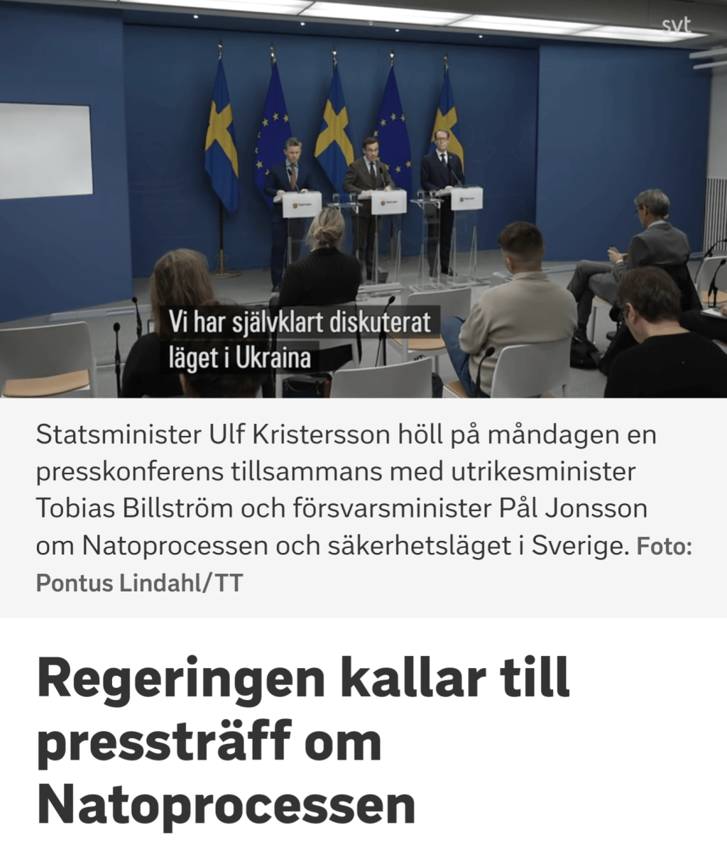 Statsminister Kristersson ett hot mot Sveriges&nbsp;framtid